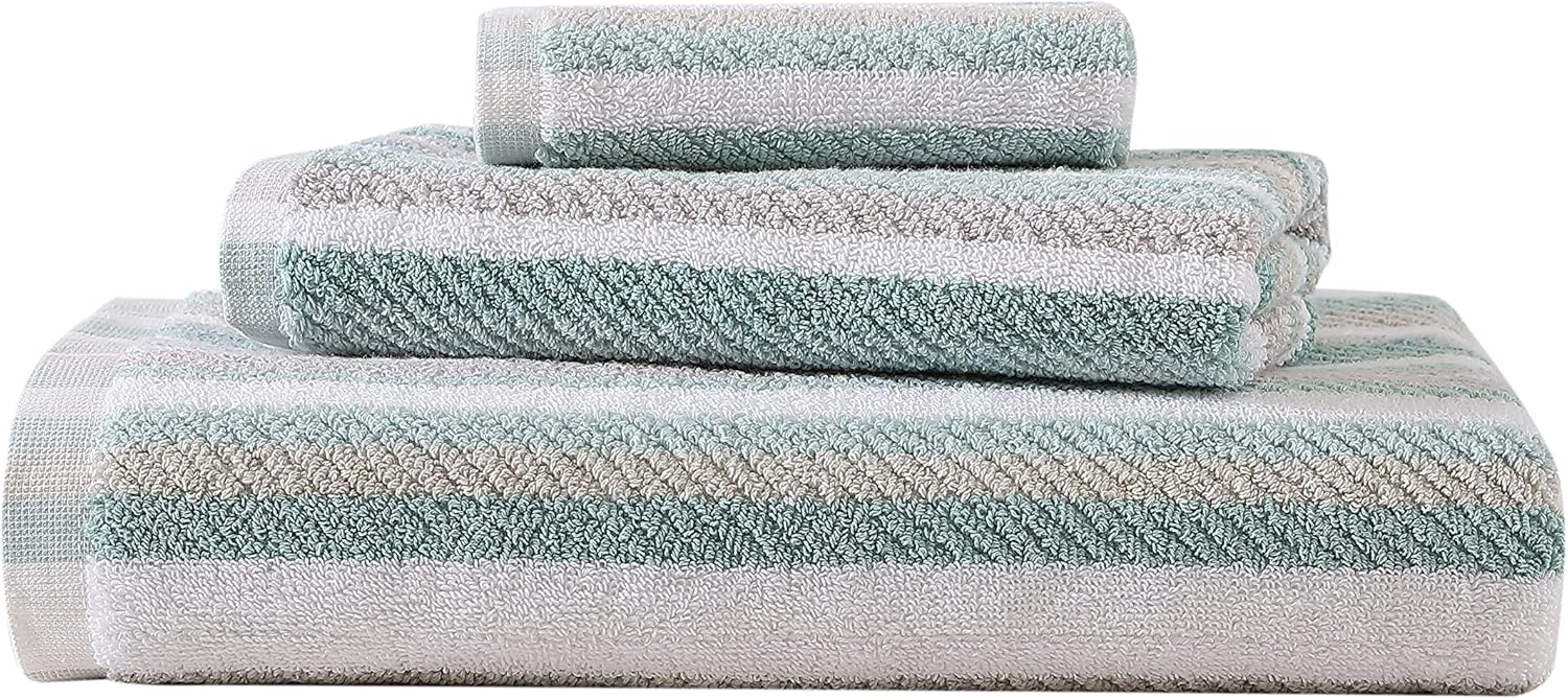 Tommy Bahama Bath Towel Set - 3-Piece Ocean Bay Blue