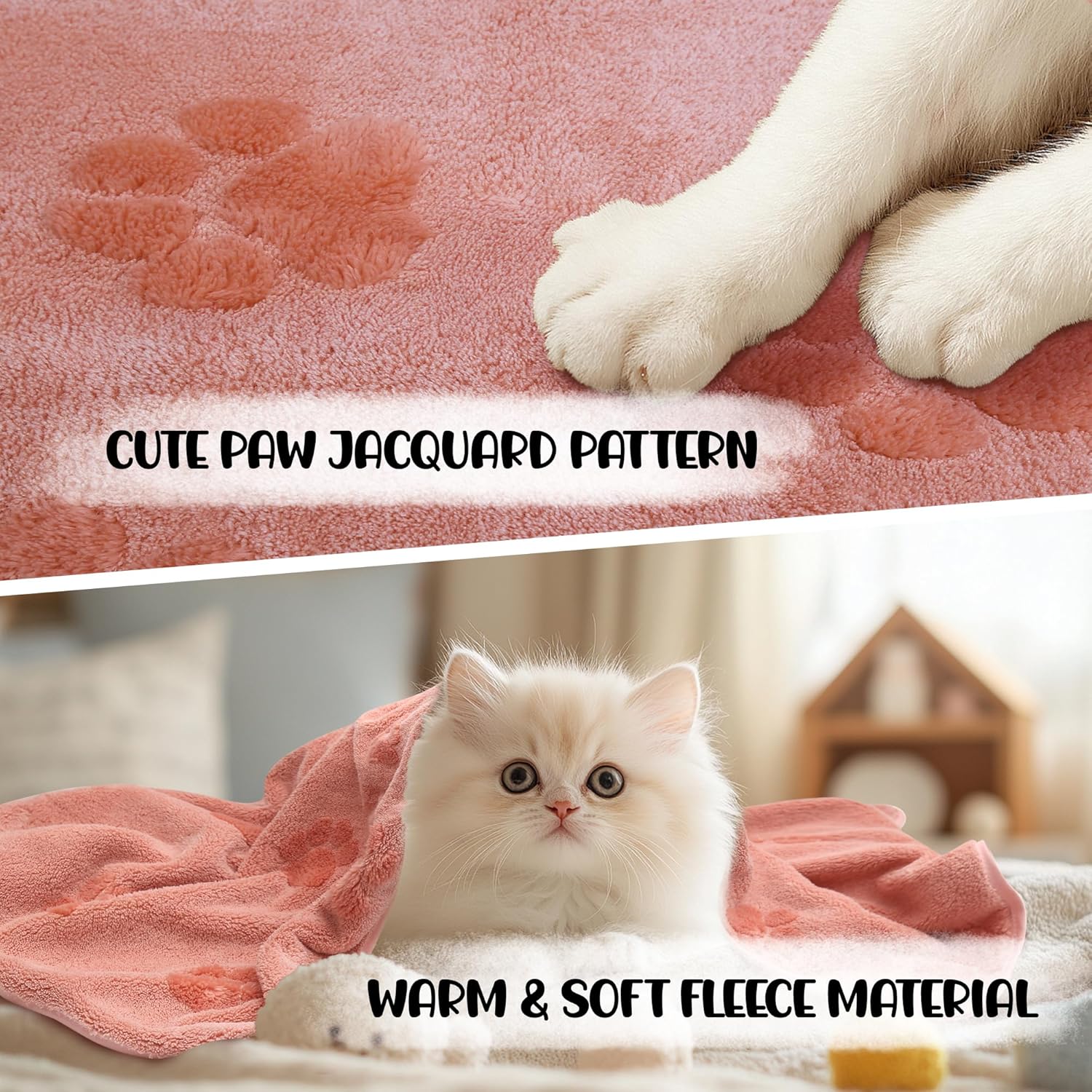 JML Microfiber Pet Towel 2 Pack 40 x 275 Pink