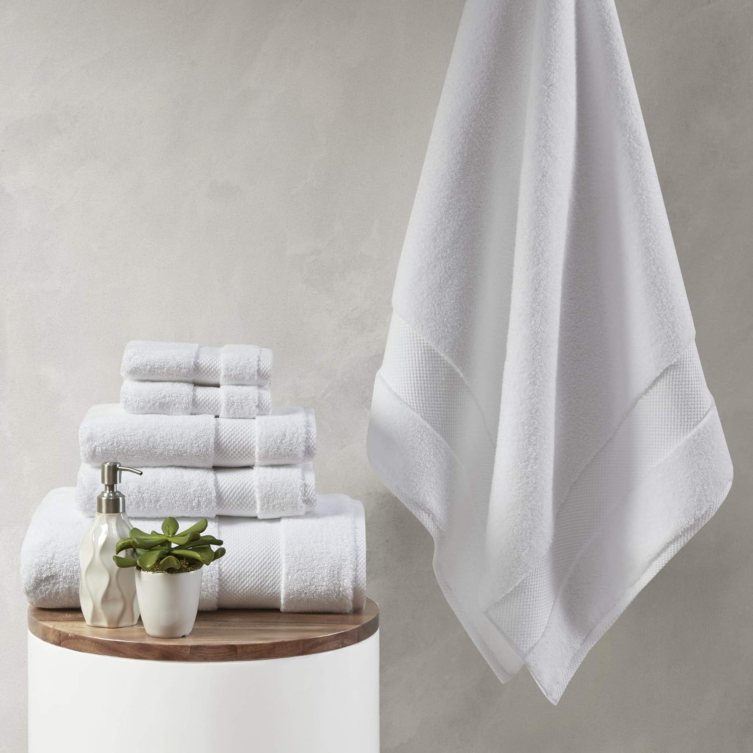 Madison Park Signature Splendor 6-Piece Cotton Towel Set