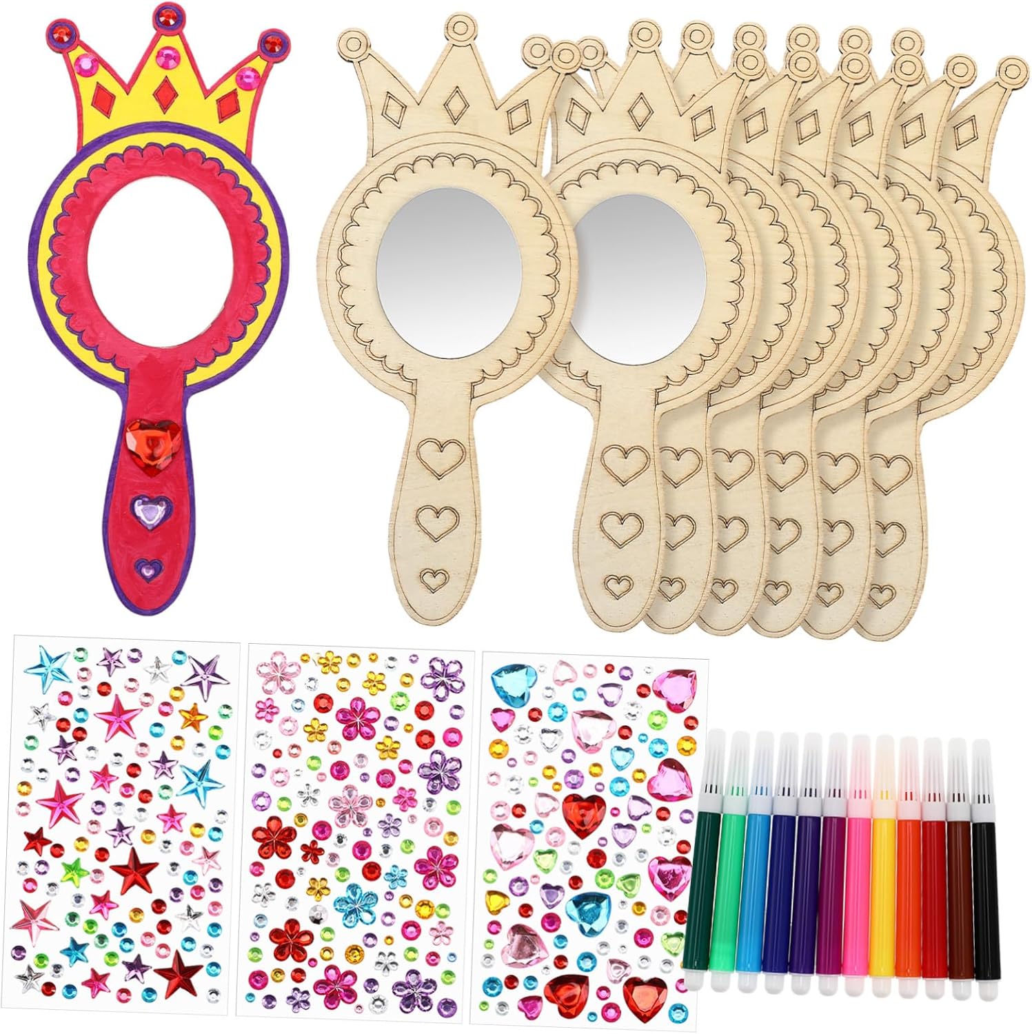VOSAREA DIY Mirror Kit for Boys and Girls