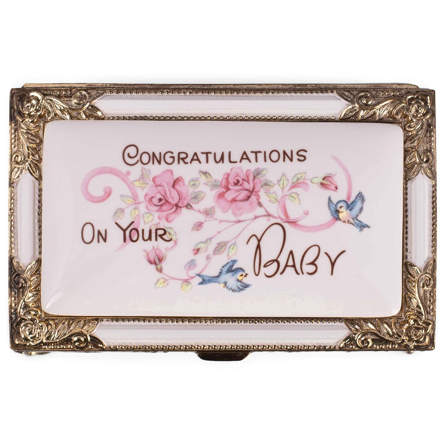 Splendid New Baby Girl Music Box Jewelry Box with Brahms Lullaby