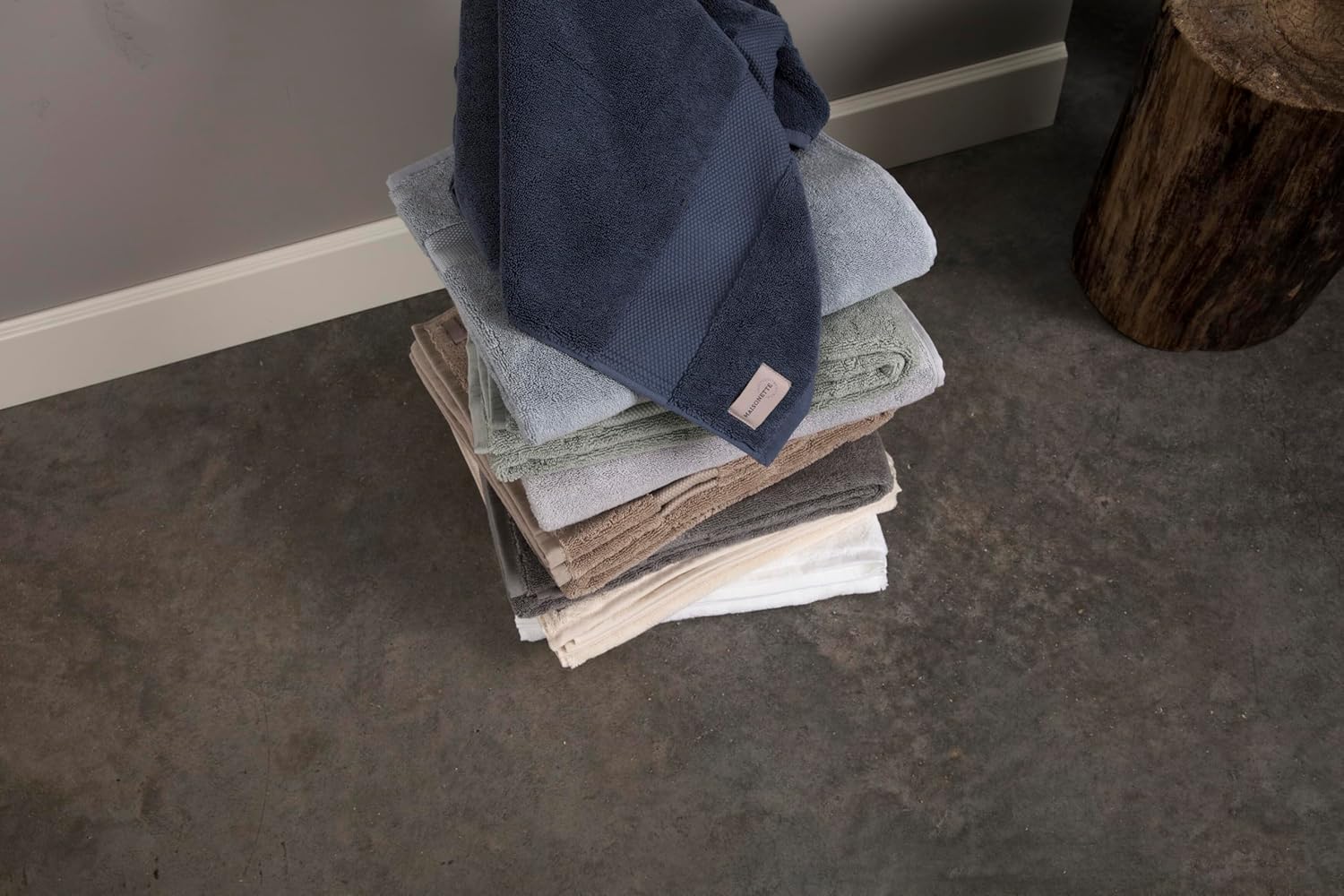 Elegance Organic Cotton Turkish Bath Towel Set 2 Pack - Green Eucalyptus