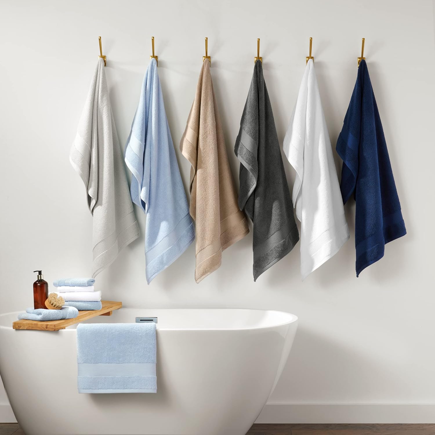 Arkwright Bath Towels Set of 6 - Pewter Grey 1