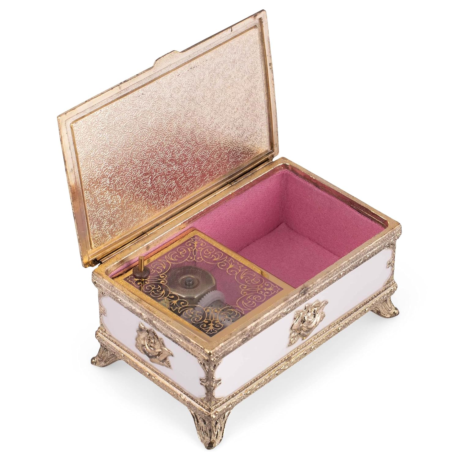 Splendid New Baby Girl Music Box Jewelry Box with Brahms Lullaby