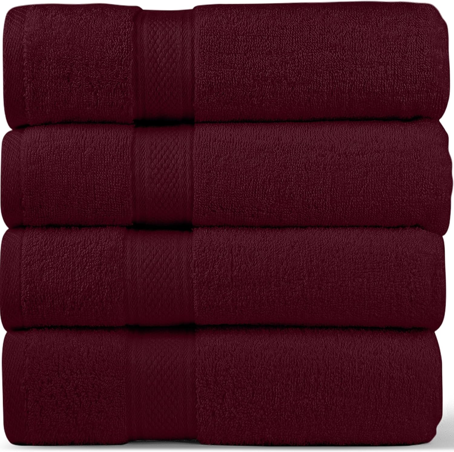 Homes Perception 4 Pack Bath Towel Set Ultra Soft 500 GSM Cotton