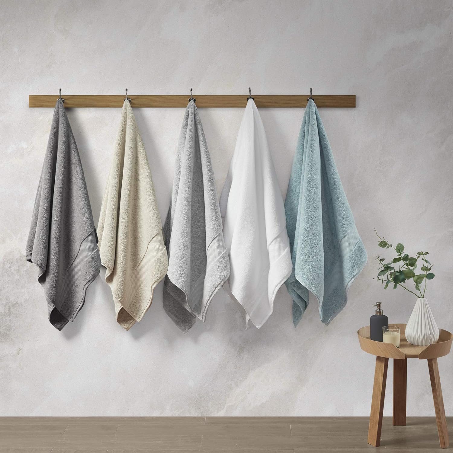 Madison Park Signature Splendor 6-Piece Cotton Towel Set