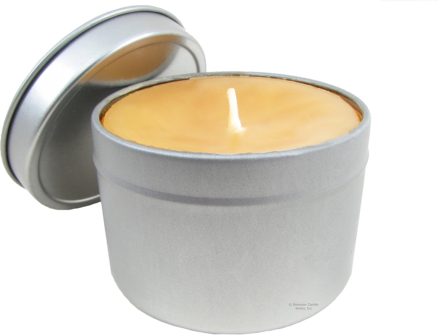 Beeswax Candle Works 4-Ounce Emergency Travel Tin Candle 1