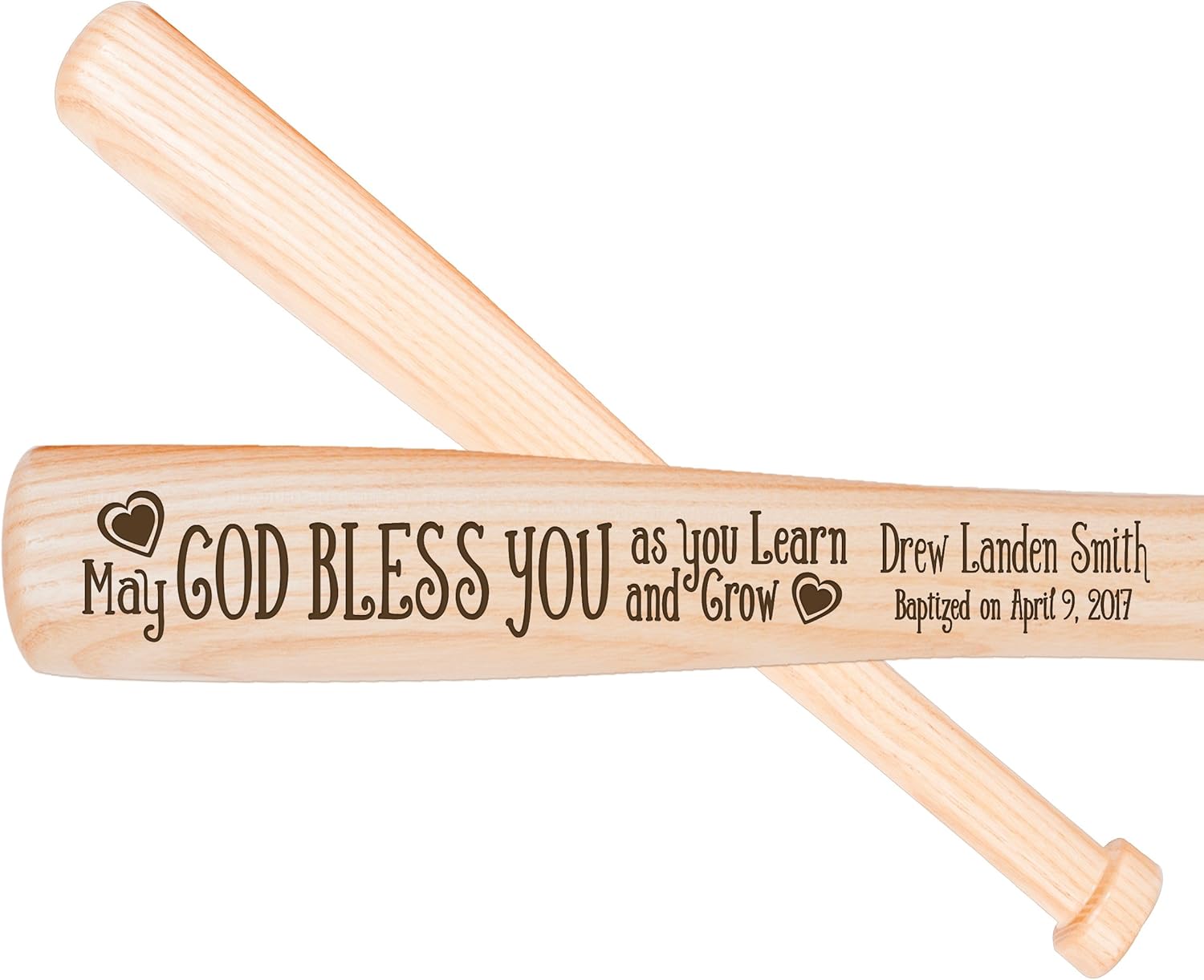 LifeSong Milestones Personalized Baptism Baseball Bat