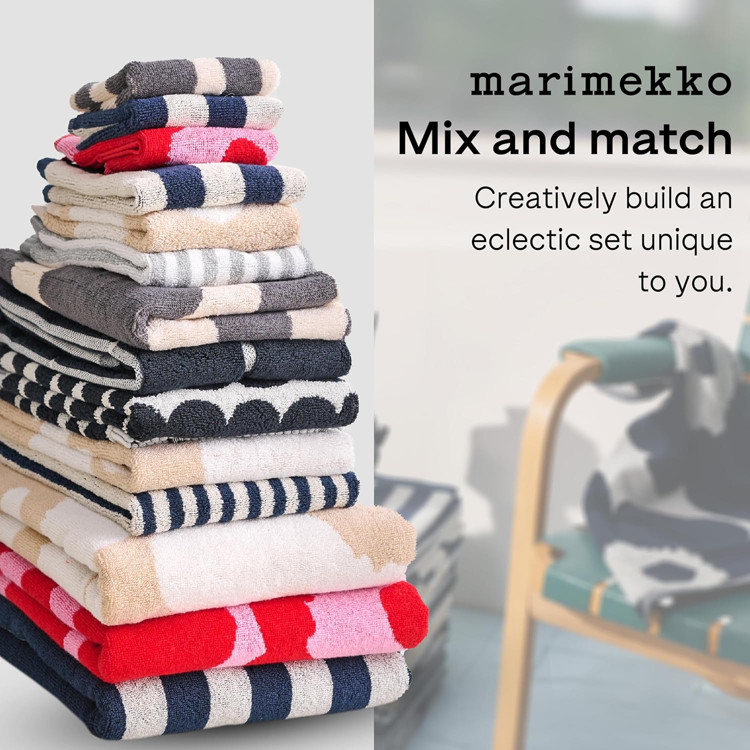 Marimekko Rsymatto Terry Cotton Bath Towel 59x28
