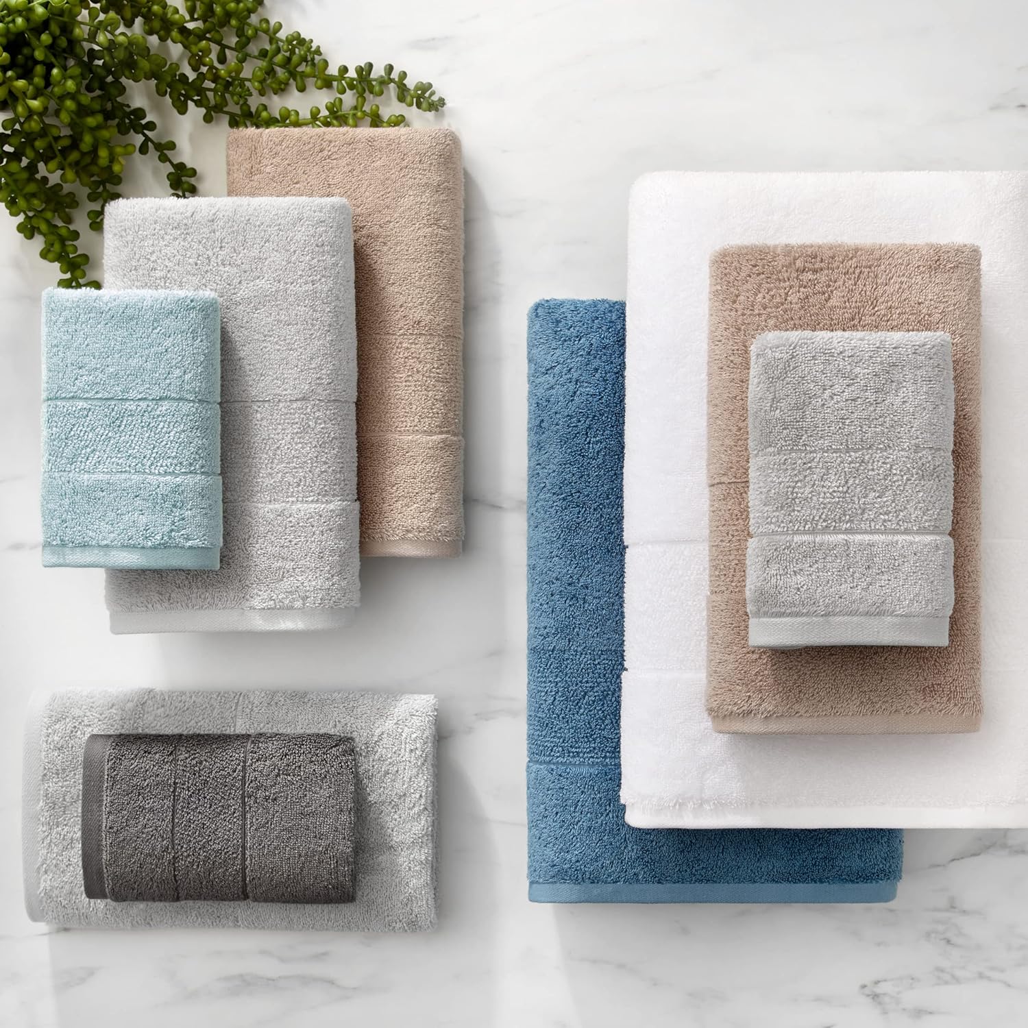 Aston Arden Aegean Terry Bath Towels Set of 2