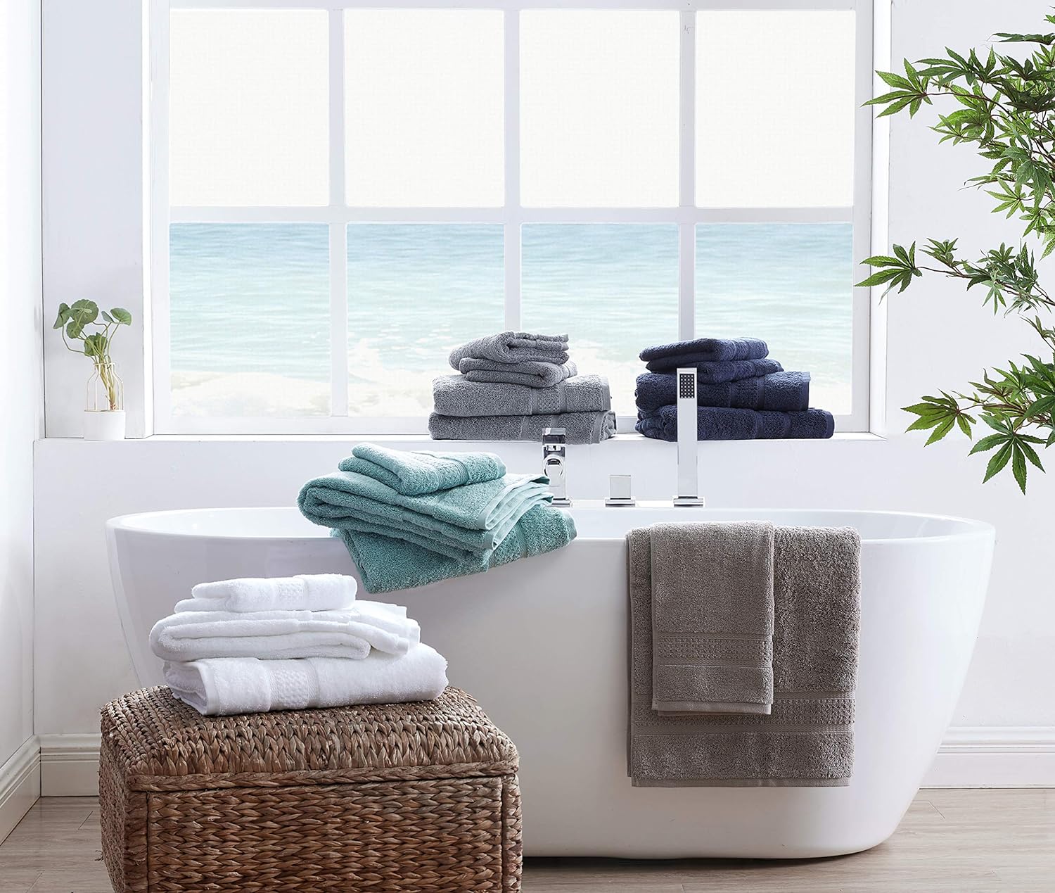 Nautica Oceane Turquoise 6-Piece Bath Towel Set