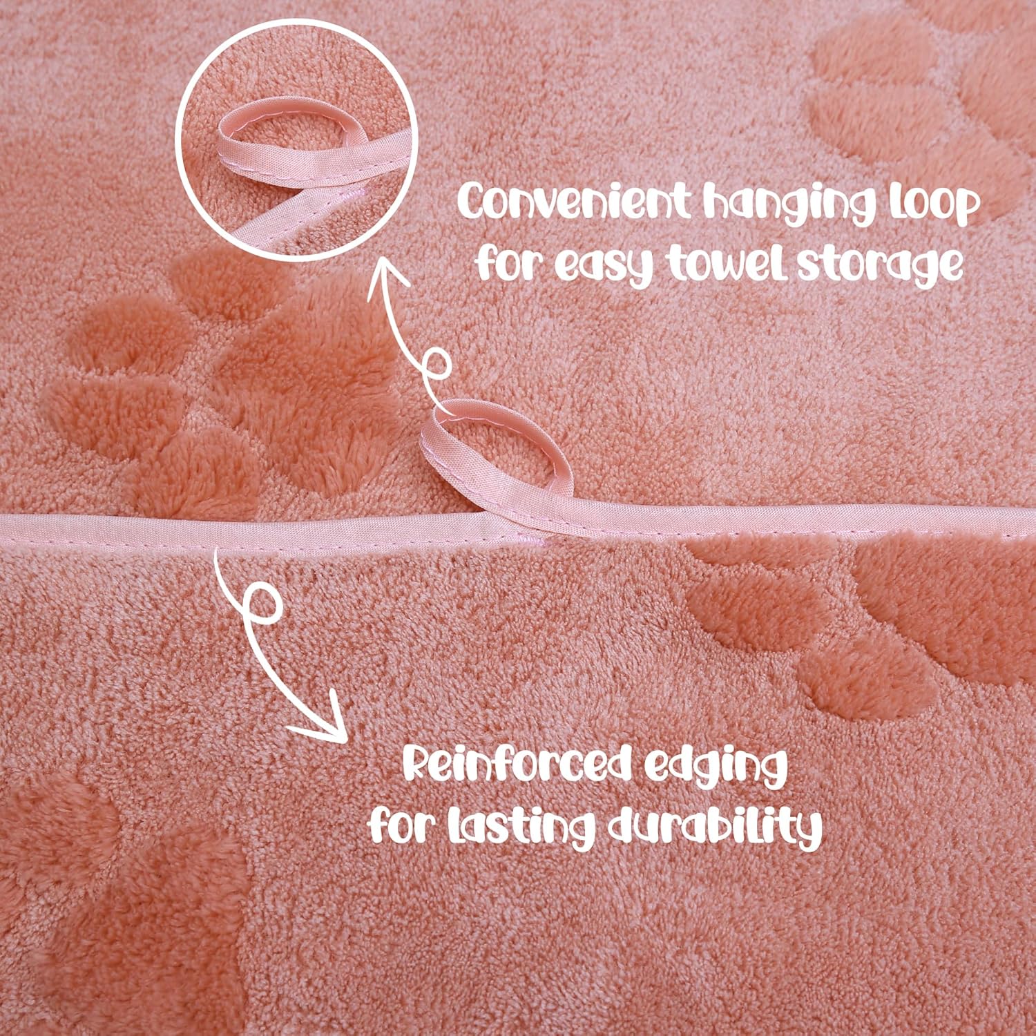 JML Microfiber Pet Towel 2 Pack 40 x 275 Pink