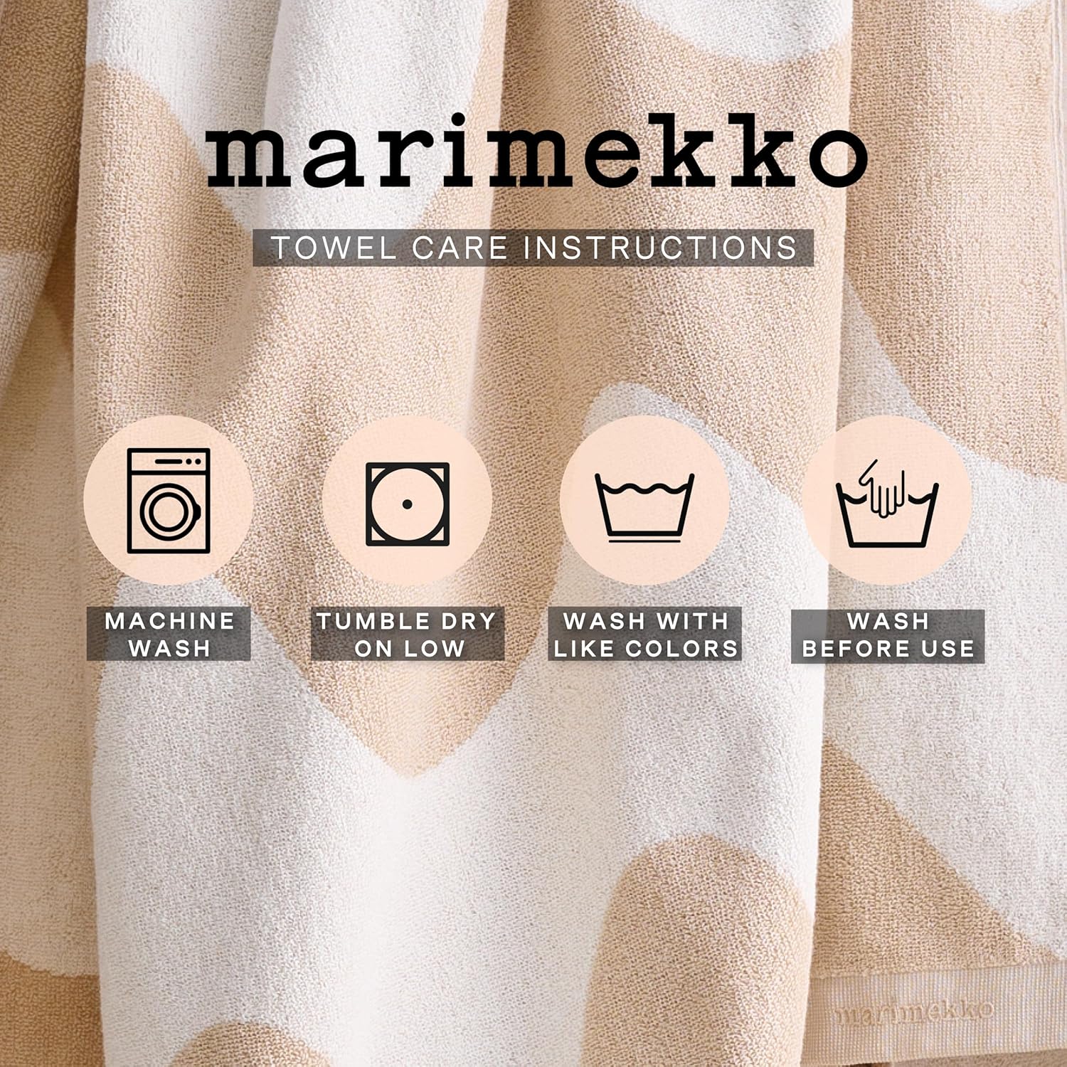Marimekko Rsymatto Terry Cotton Bath Towel 59x28