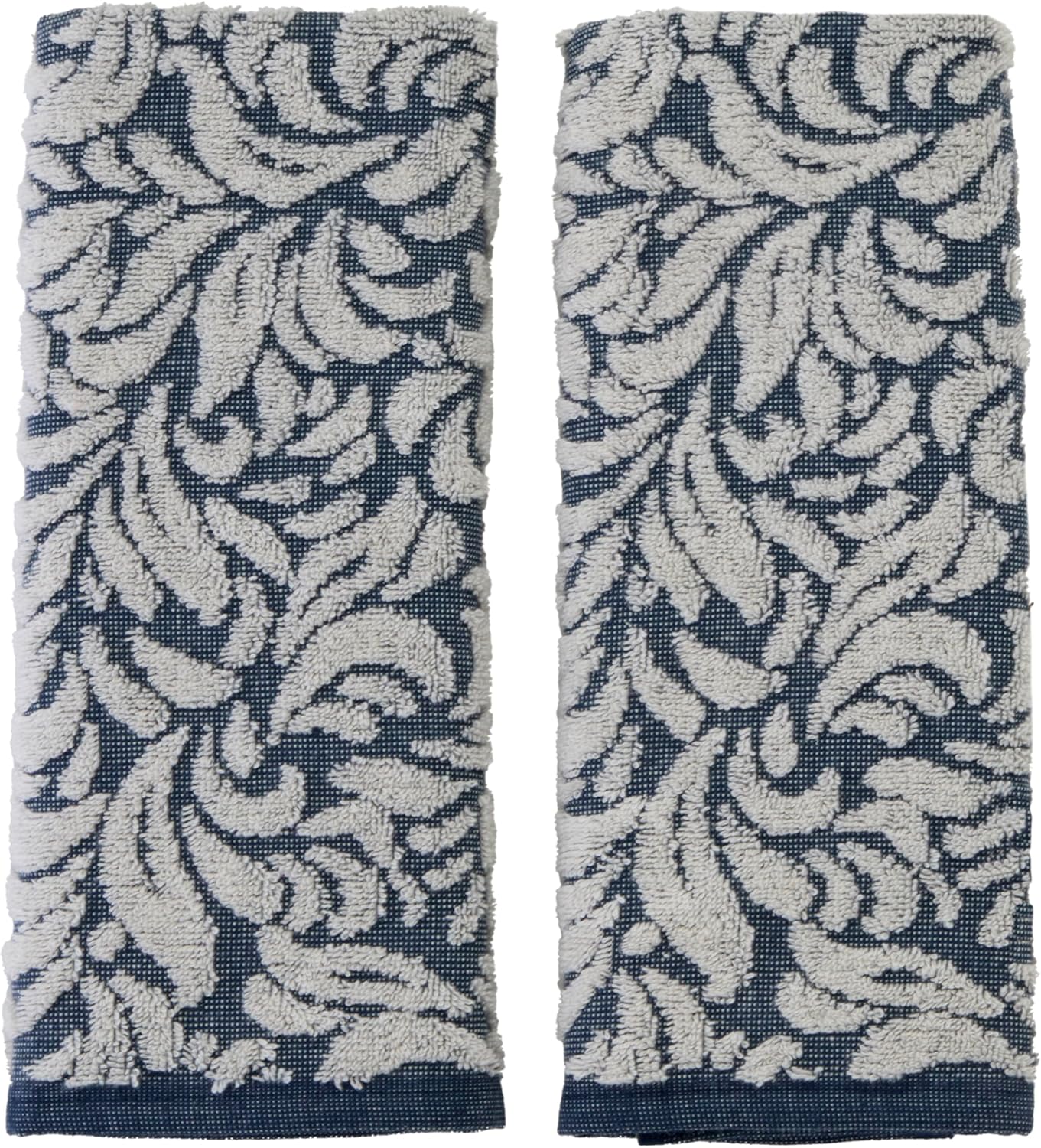 SKL Home Renan Hand Towel 2pc Set Blue Oxford
