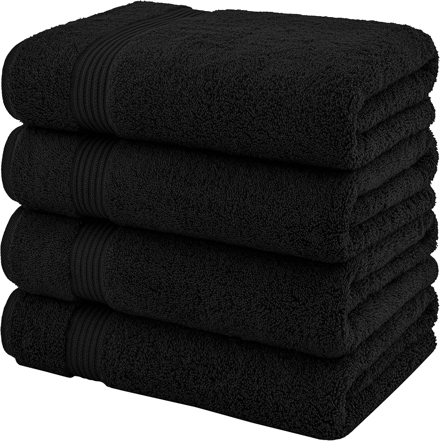 American Veteran 100 Cotton Turkish Bath Towel Set 4 Pack
