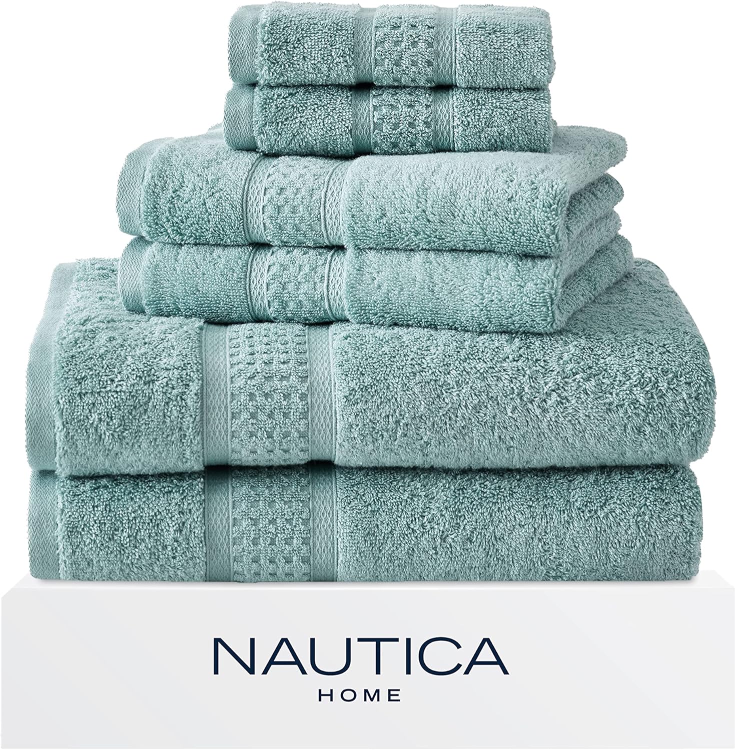 Nautica Oceane Turquoise 6-Piece Bath Towel Set