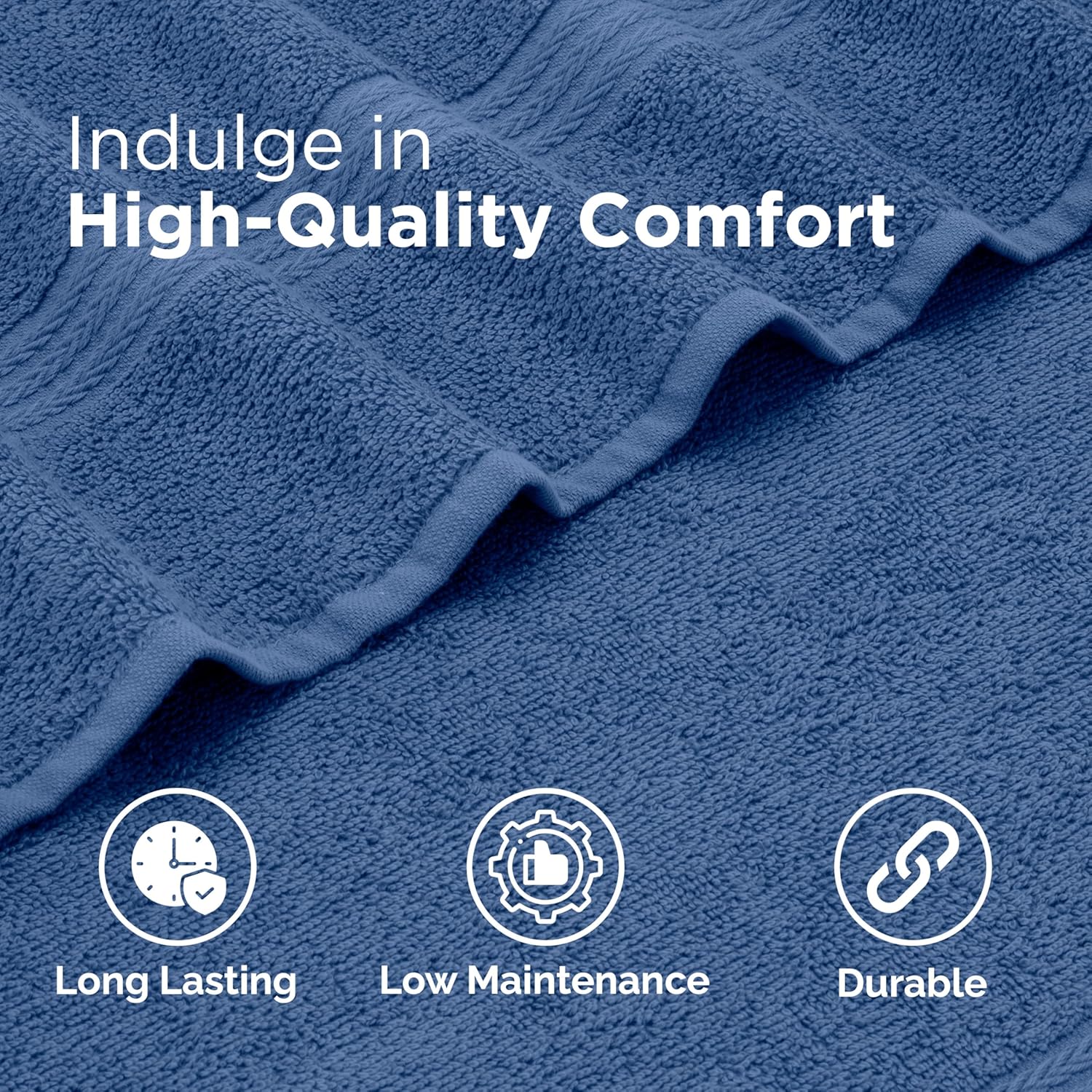 Martex Easy Living Everyday 6-Piece Towel Set - Blue