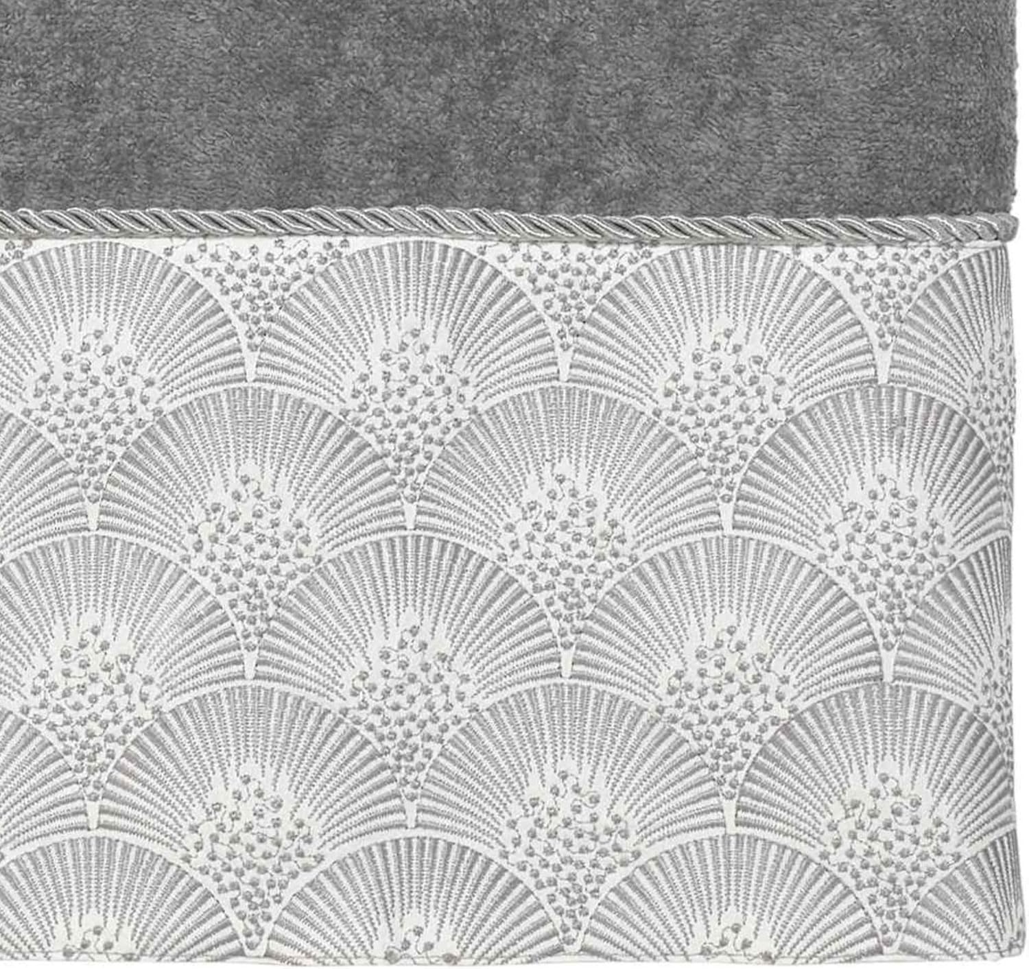 Avanti Linens Bath Towel - Soft Cotton Towel Nickel Deco Shell Collection