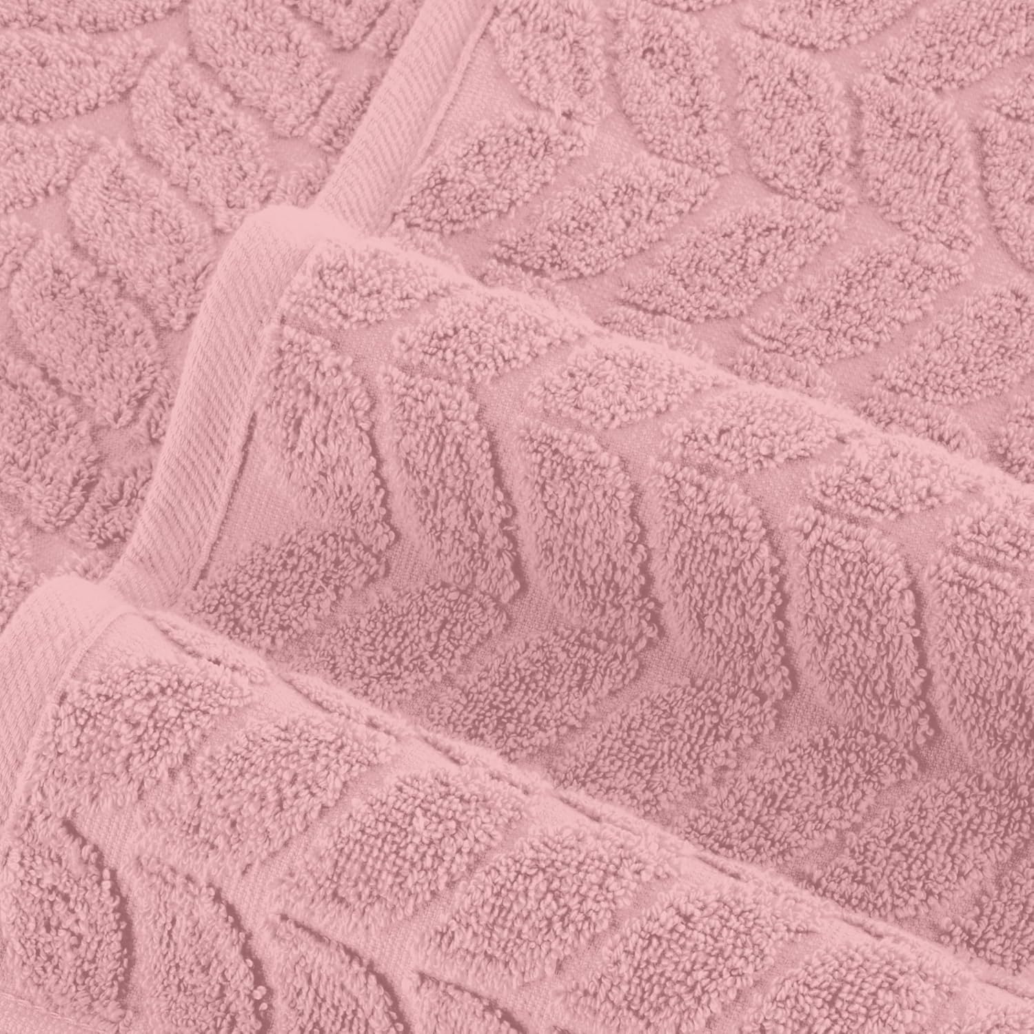 Elegant Comfort Luxury 6-Piece Turkish Cotton Towel Set - Dusty Rose