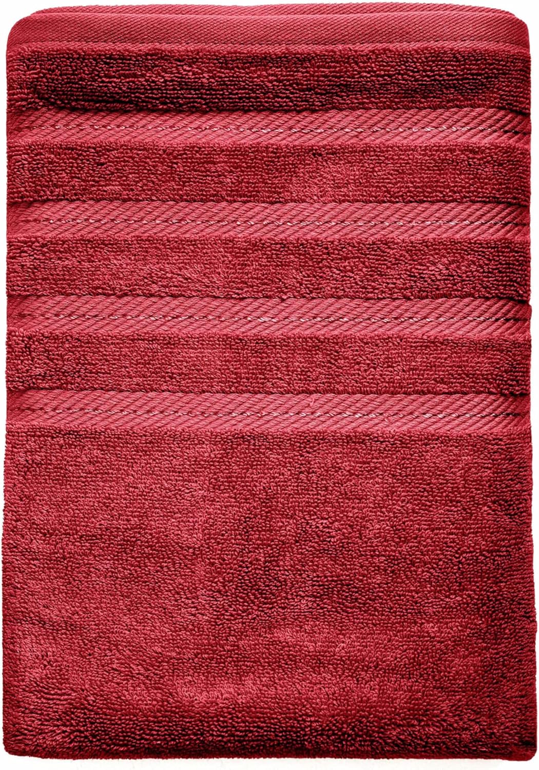 Hearth Harbor Red 6-Piece Bath Towel Set