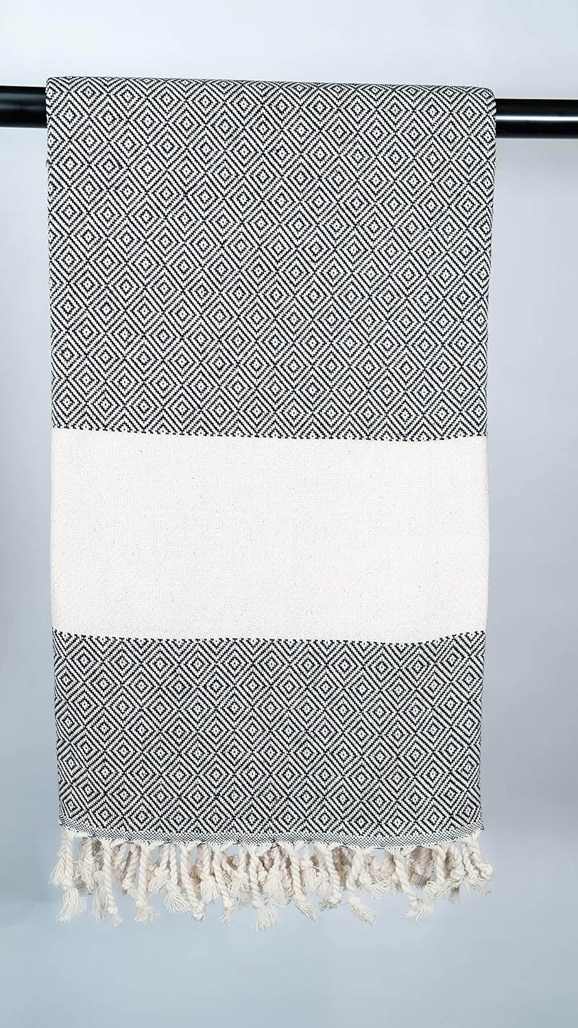 Turkish Beach Towel 37x73 Inches Quick Dry Soft Packable