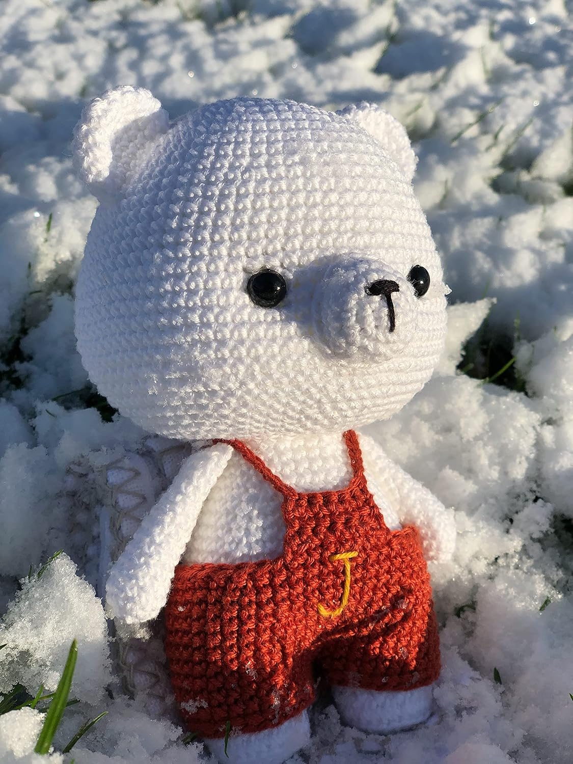 Amigurumi Bear Crochet Toy Eco Friendly Stuffed Animal