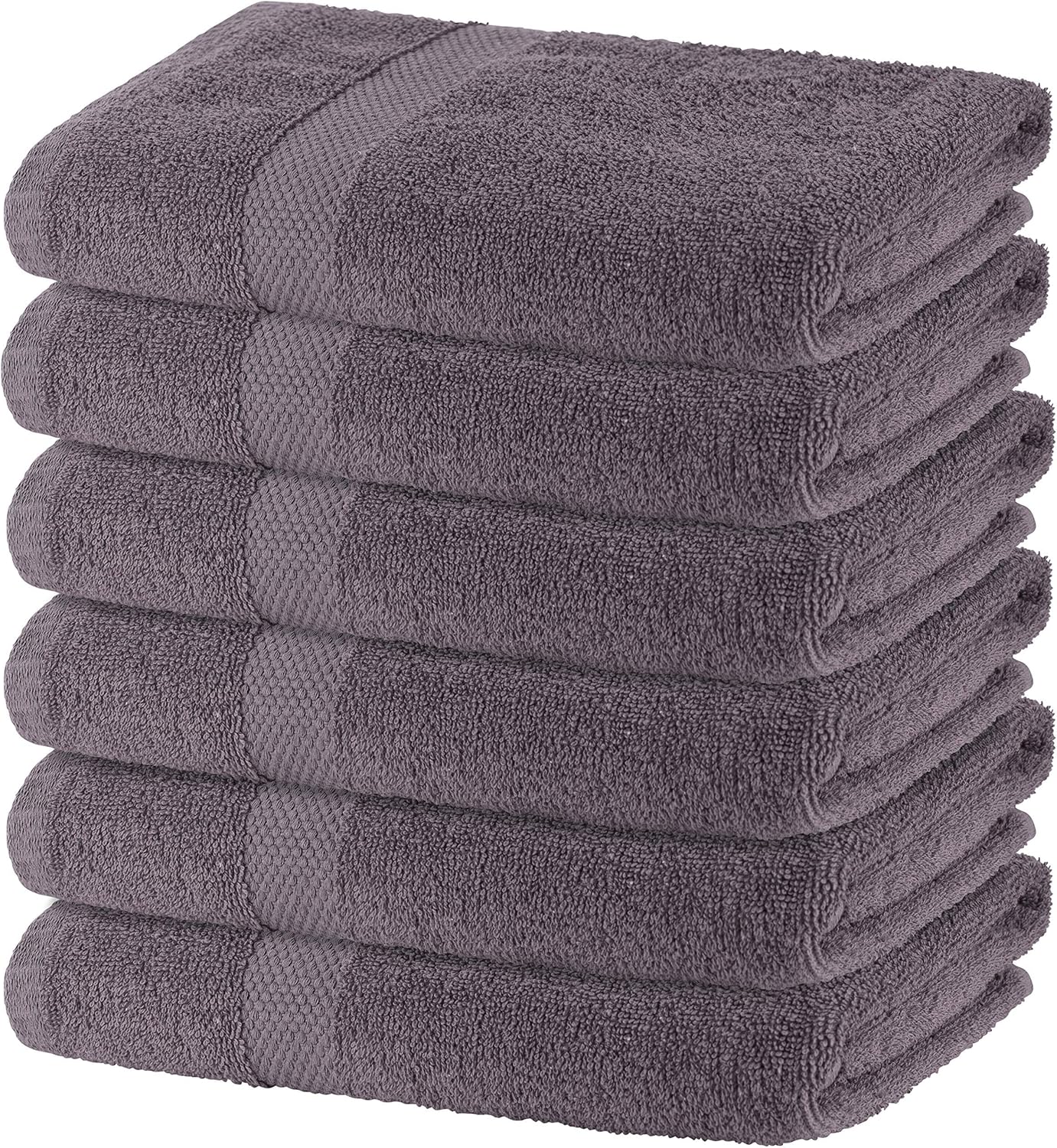 GREEN LIFESTYLE Charcoal Cotton Bath Towels