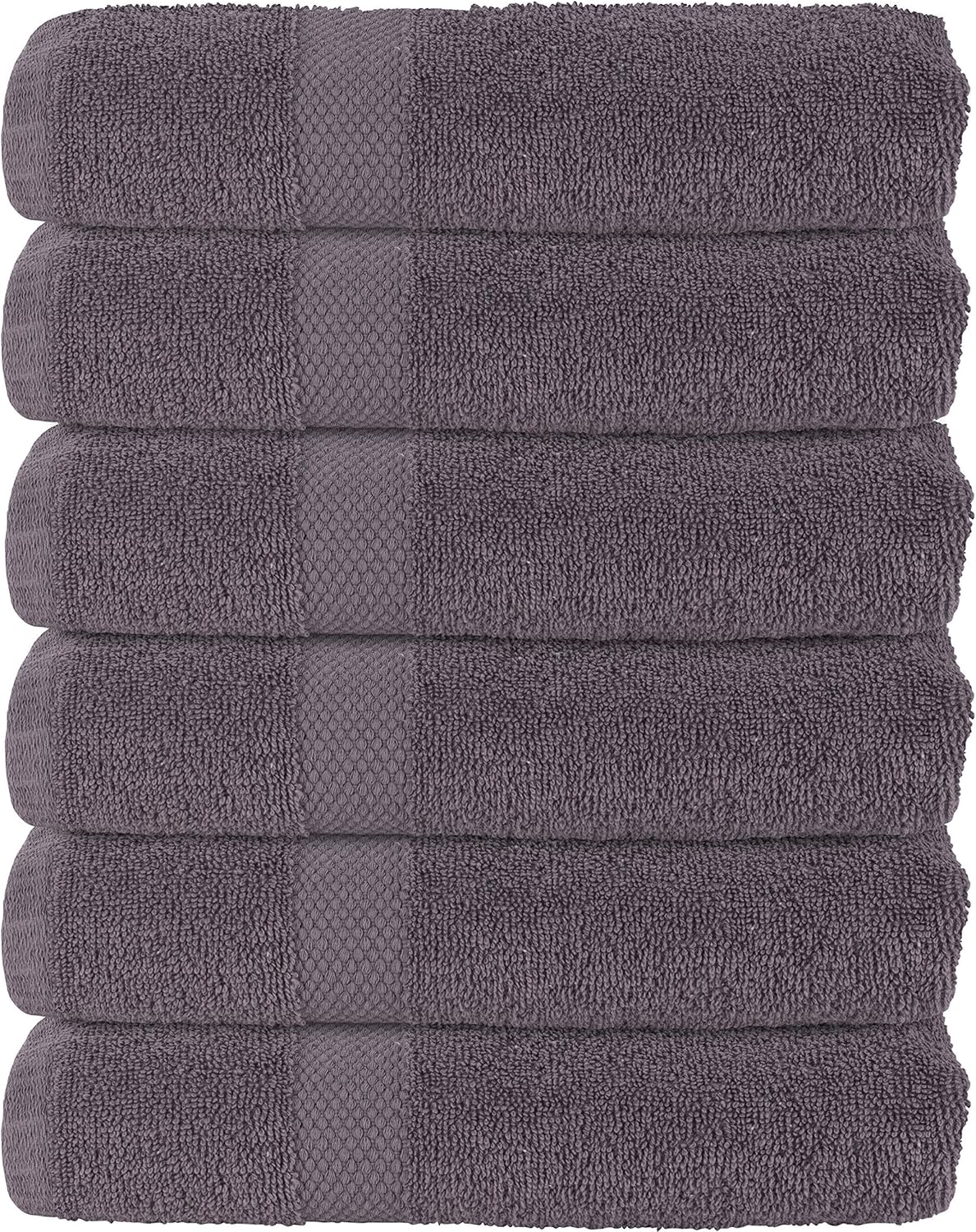 GREEN LIFESTYLE Charcoal Cotton Bath Towels