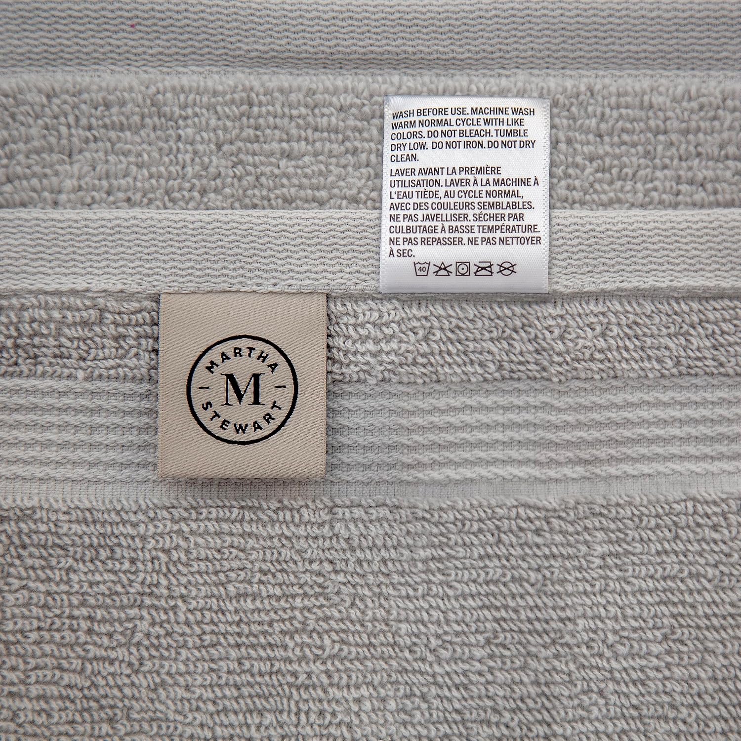 Martha Stewart Cotton Towel Set Of 6 Beige
